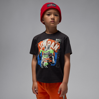 Jordan Little Kids' Throwback Slam T-Shirt. Nike.com
